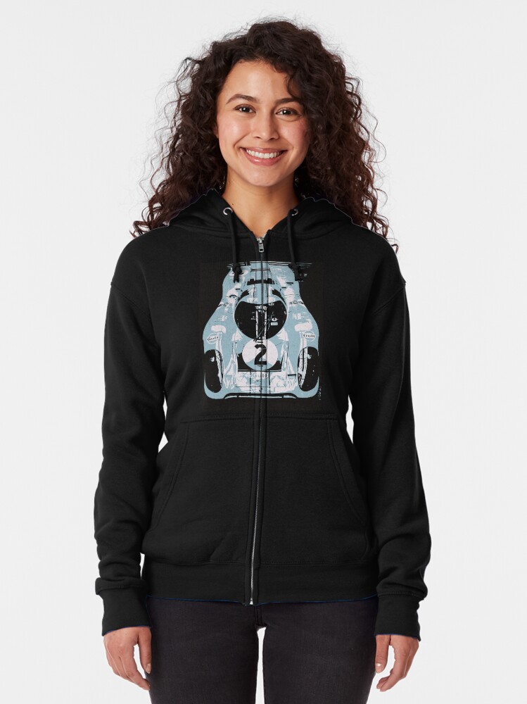 Alternate view of Porsche 917K - RACE CAR - LE MANS - MOTORSPORT Zipped Hoodie