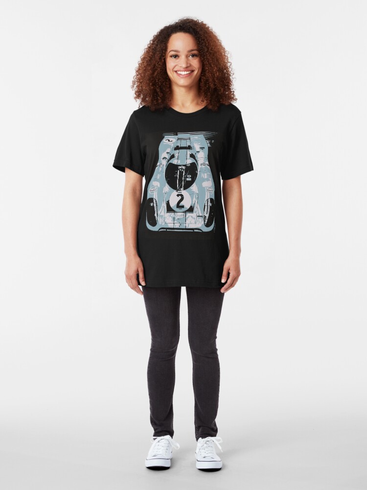 Alternate view of Porsche 917K - RACE CAR - LE MANS - MOTORSPORT Slim Fit T-Shirt