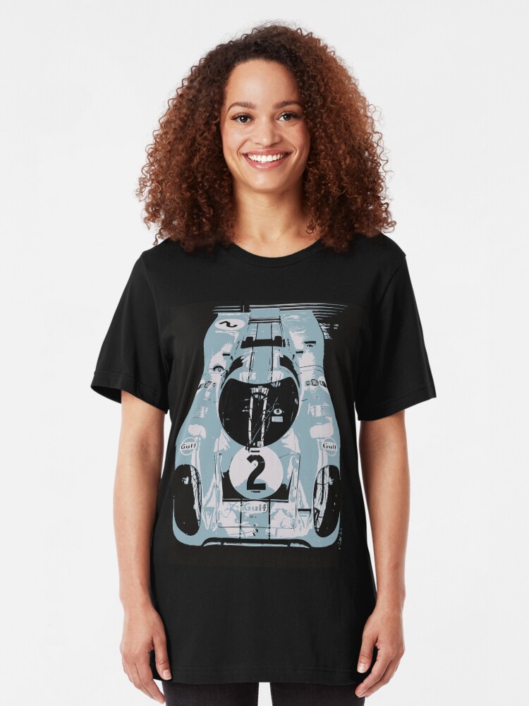 Alternate view of Porsche 917K - RACE CAR - LE MANS - MOTORSPORT Slim Fit T-Shirt