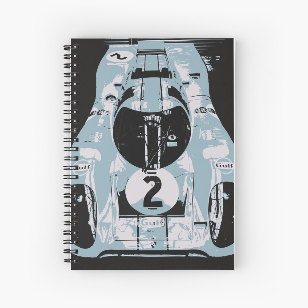Porsche 917K - RACE CAR - LE MANS - MOTORSPORT Spiral Notebook