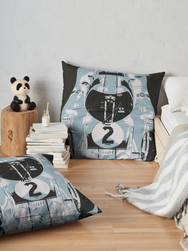 Alternate view of Porsche 917K - RACE CAR - LE MANS - MOTORSPORT Floor Pillow