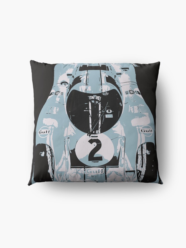 Alternate view of Porsche 917K - RACE CAR - LE MANS - MOTORSPORT Floor Pillow