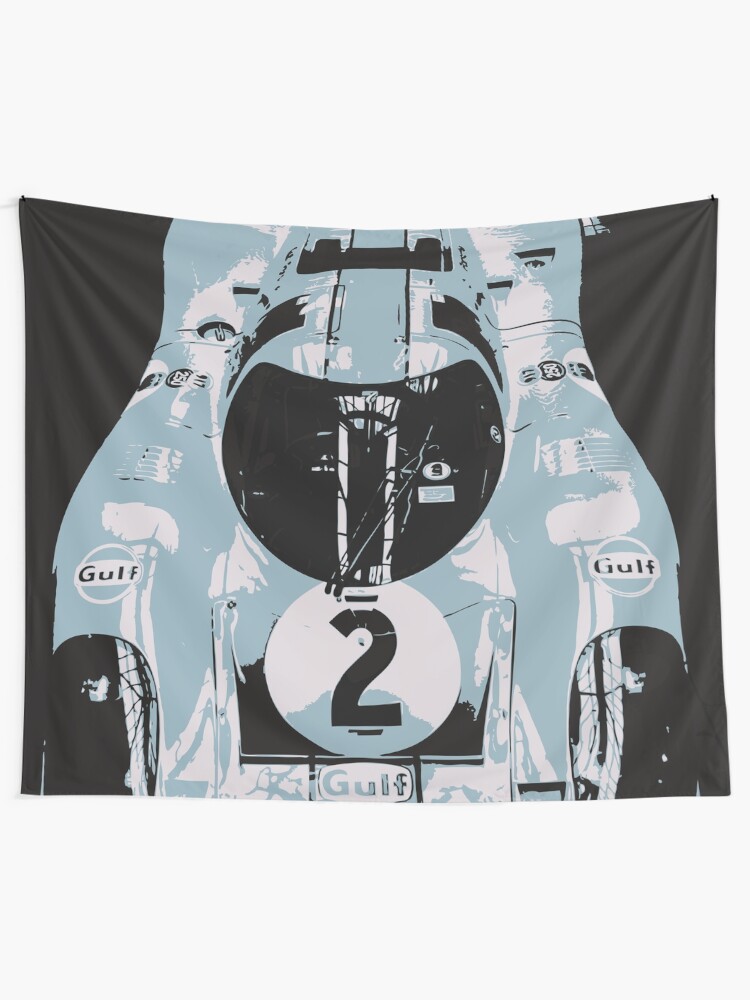 Alternate view of Porsche 917K - RACE CAR - LE MANS - MOTORSPORT Tapestry