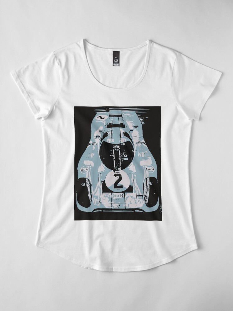 Alternate view of Porsche 917K - RACE CAR - LE MANS - MOTORSPORT Premium Scoop T-Shirt