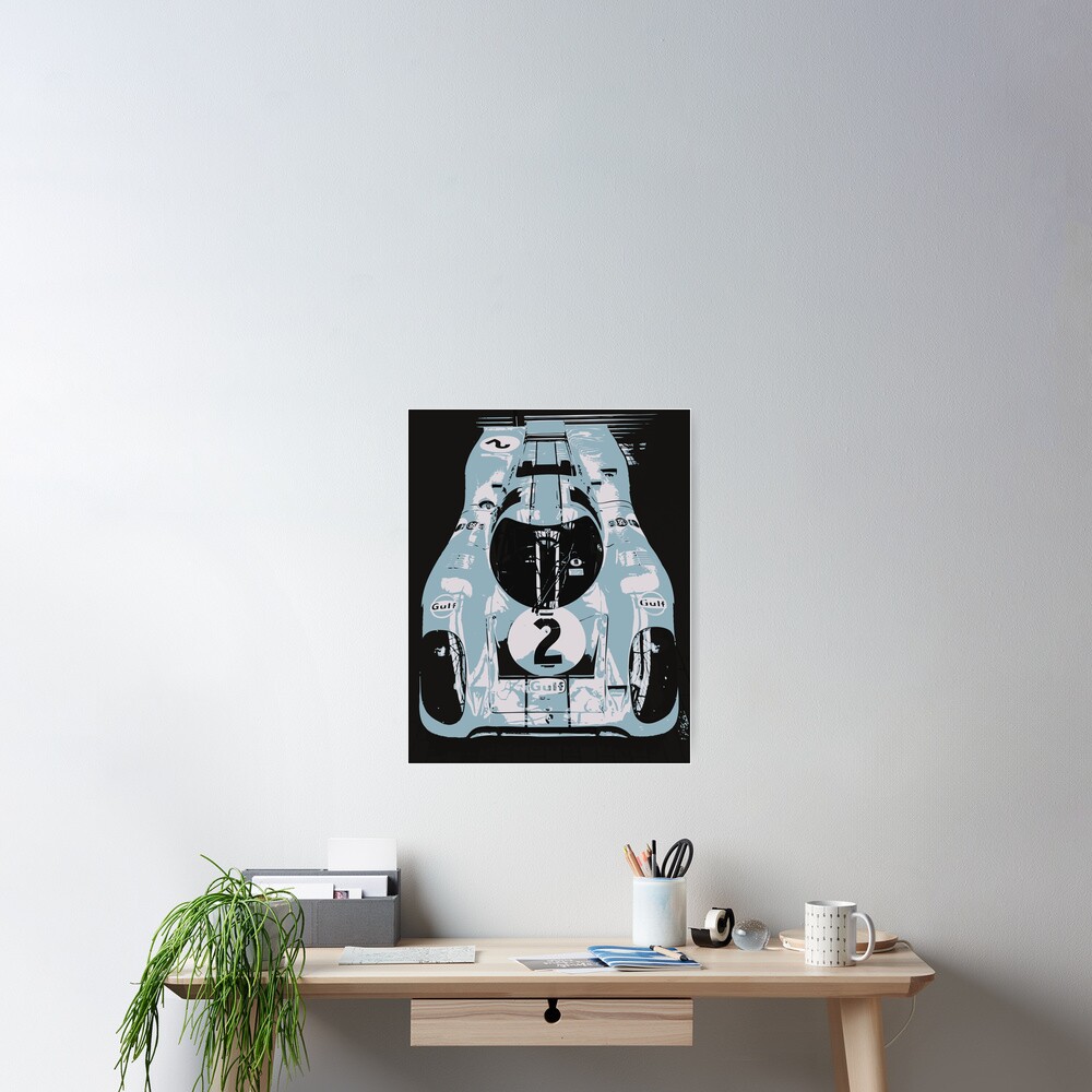 Porsche 917K - RACE CAR - LE MANS - MOTORSPORT Poster