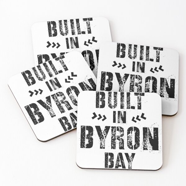 Item preview, Built in Byron Bay typography text art by Word Fandom - wordfandom designed and sold by Kerry Pritchard.