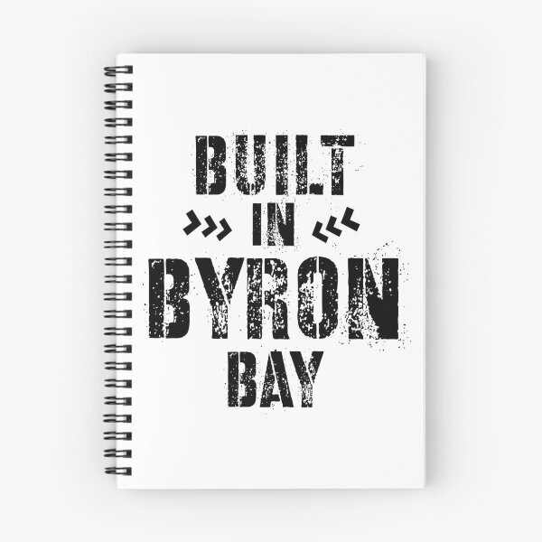 Item preview, Built in Byron Bay typography text art by Word Fandom - wordfandom designed and sold by Kerry Pritchard.