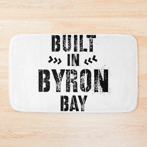 Item preview, Built in Byron Bay typography text art by Word Fandom - wordfandom designed and sold by Kerry Pritchard.