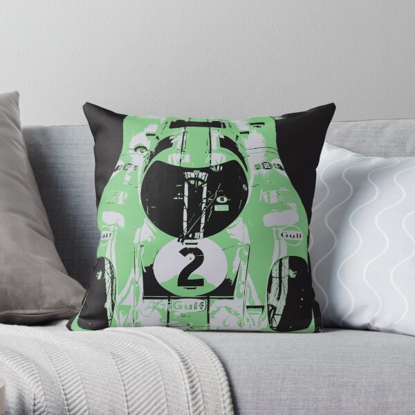 Porsche 917K - RACE CAR - LE MANS - MOTORSPORT Throw Pillow