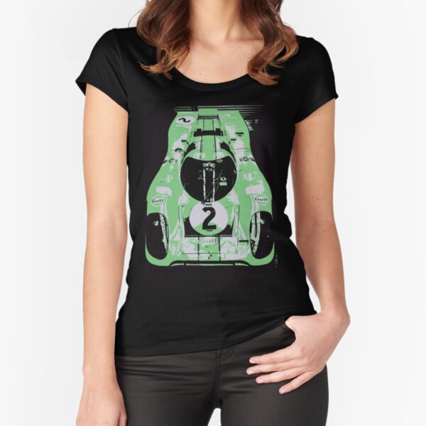 Porsche 917K - RACE CAR - LE MANS - MOTORSPORT Fitted Scoop T-Shirt