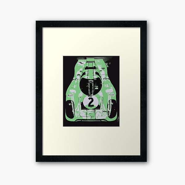 Porsche 917K - RACE CAR - LE MANS - MOTORSPORT Framed Art Print