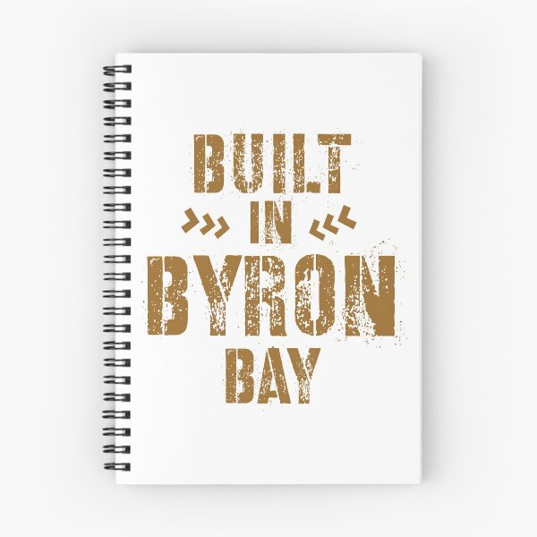 Item preview, Built in Byron Bay typography text art by Word Fandom - wordfandom designed and sold by Kerry Pritchard.