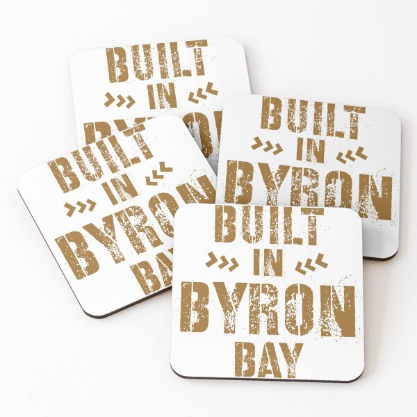 Item preview, Built in Byron Bay typography text art by Word Fandom - wordfandom designed and sold by Kerry Pritchard.