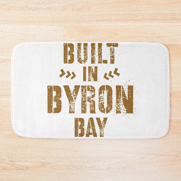 Item preview, Built in Byron Bay typography text art by Word Fandom - wordfandom designed and sold by Kerry Pritchard.