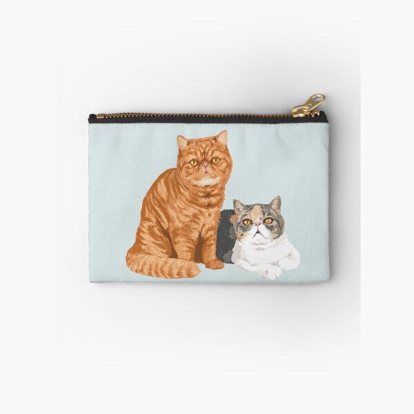 Item preview, Rufus & Olive / Exotic Shorthair Cat Art | Exotic Shorthair Pouch Exotic Shorthair Tote Bag Exotic Shorthair Shirt Exotic Shorthair Phone Case Exotic Shorthair Pillow designed and sold by conkberry.