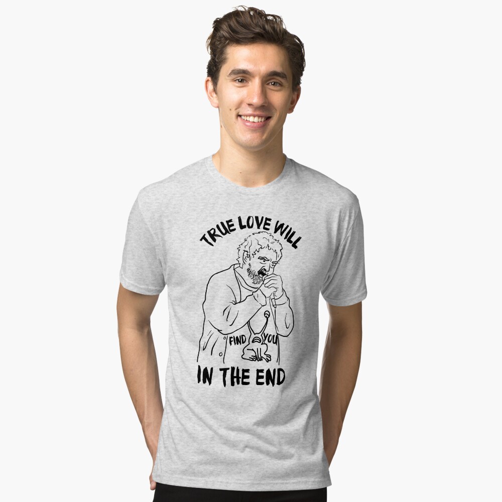 True Love Will Find You In The End - Daniel Johnston (Tribute Color Shirt)  | Photographic Print