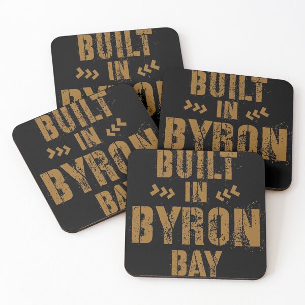 Item preview, Built in Byron Bay typography text art by Word Fandom - wordfandom designed and sold by Kerry Pritchard.