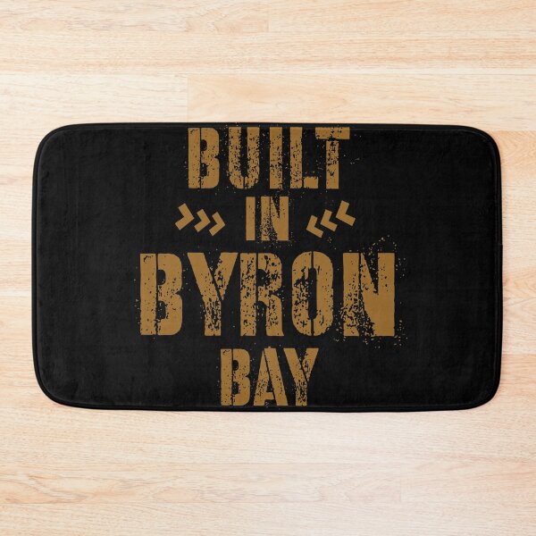 Item preview, Built in Byron Bay typography text art by Word Fandom - wordfandom designed and sold by Kerry Pritchard.