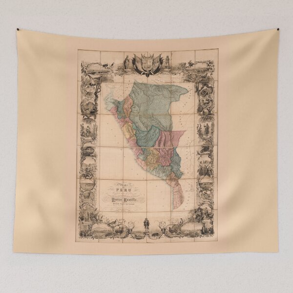 Item preview, Mapa del Peru (1862) designed and sold by allhistory.