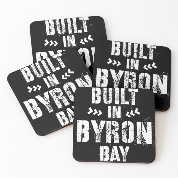 Item preview, Built in Byron Bay typography text art by Word Fandom - wordfandom designed and sold by Kerry Pritchard.