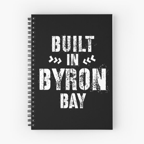 Item preview, Built in Byron Bay typography text art by Word Fandom - wordfandom designed and sold by Kerry Pritchard.