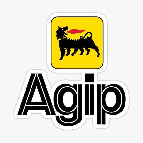 Agip Sticker For Sale By Mmadariu Redbubble