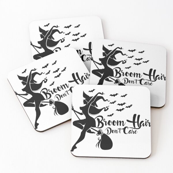 Item preview, broom hair don't care halloween design designed and sold by FUGear.