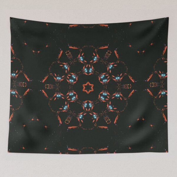 Item preview, Mechanical Robot with Glowing Eyes Steampunk Kaleidoscope Pattern designed and sold by Liam Warr.