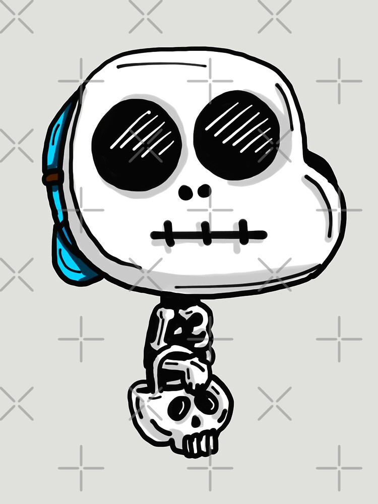Gumball Watterson from The Amazing World of Gumball™ wearing a Halloween Skeleton Costume by sketchNkustom