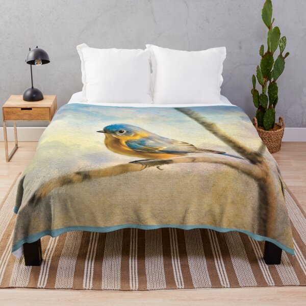 Item preview, Eastern Bluebird On A Bluebird Day designed and sold by Lois  Bryan.