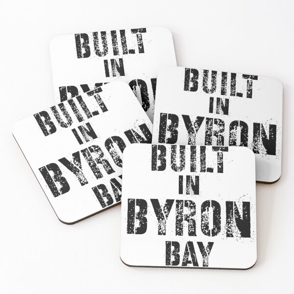 Item preview, Built in Byron Bay typography text art by Word Fandom - wordfandom designed and sold by Kerry Pritchard.