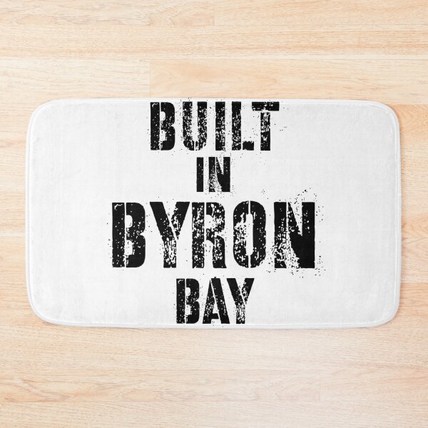 Item preview, Built in Byron Bay typography text art by Word Fandom - wordfandom designed and sold by Kerry Pritchard.