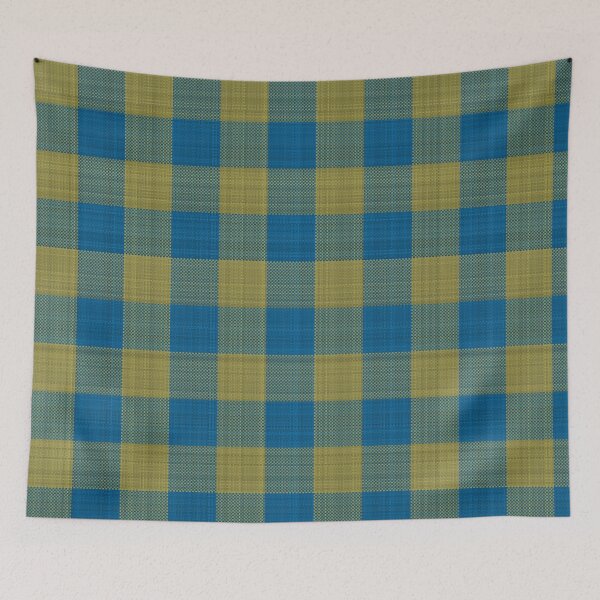 Item preview, Blue / Yellow / Green "Fabric" check pattern designed and sold by wagnerps.