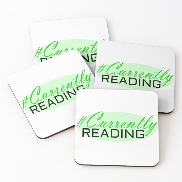 Item preview, #CurrentlyReading (Green) designed and sold by Cosmic Cutenesss.