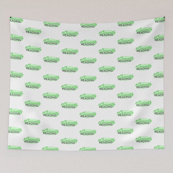 Item preview, #CurrentlyReading (Green) designed and sold by Cosmic Cutenesss.