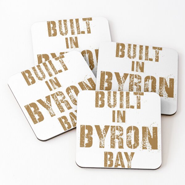 Item preview, Built in Byron Bay typography text art by Word Fandom - wordfandom designed and sold by Kerry Pritchard.