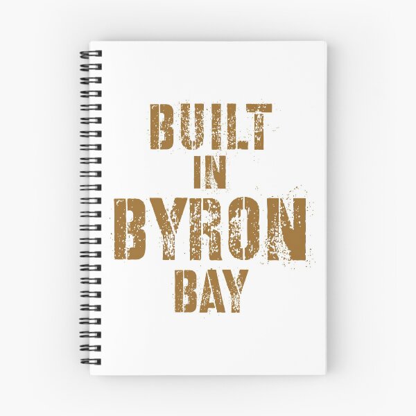 Item preview, Built in Byron Bay typography text art by Word Fandom - wordfandom designed and sold by Kerry Pritchard.