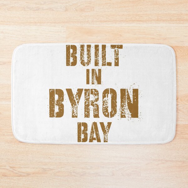 Item preview, Built in Byron Bay typography text art by Word Fandom - wordfandom designed and sold by Kerry Pritchard.