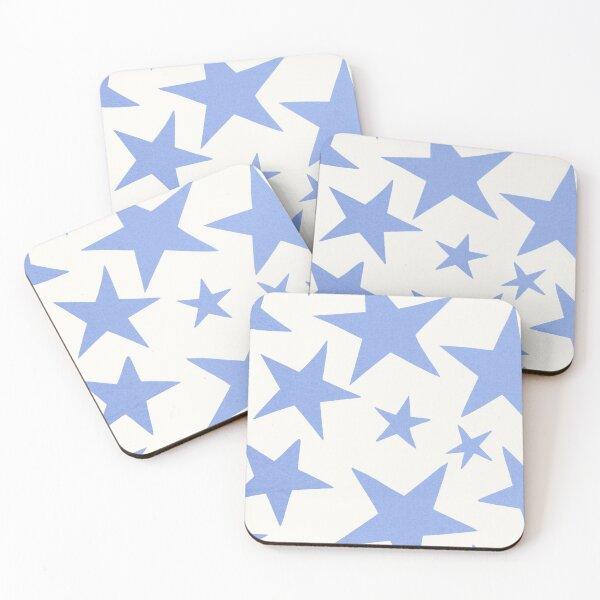 Item preview, Vsco blue stars pattern design designed and sold by Draculaura2009.