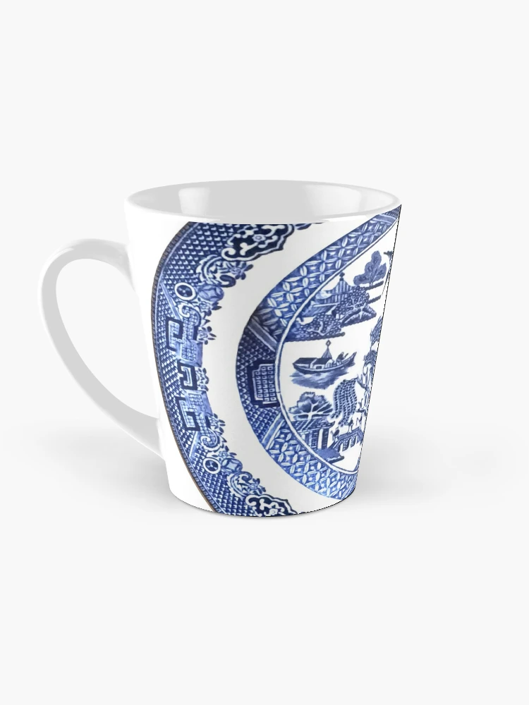 Blue Willow Dishes, Delft Blue, Porcelain Chinaware, Unique Cool Coffee Mugs Calamityware: Things Could Be Worse (Set of 4), Single 12-oz Mug