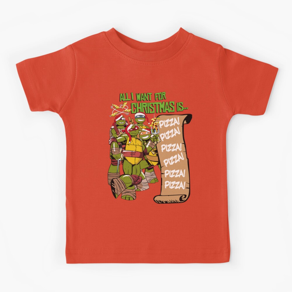 Teenage Mutant Ninja Turtles Christmas Holiday Wish List Long Sleeve T-Shirt