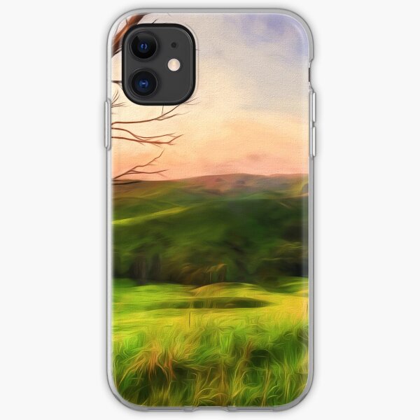 The Valley (digital painting) iPhone Soft Case