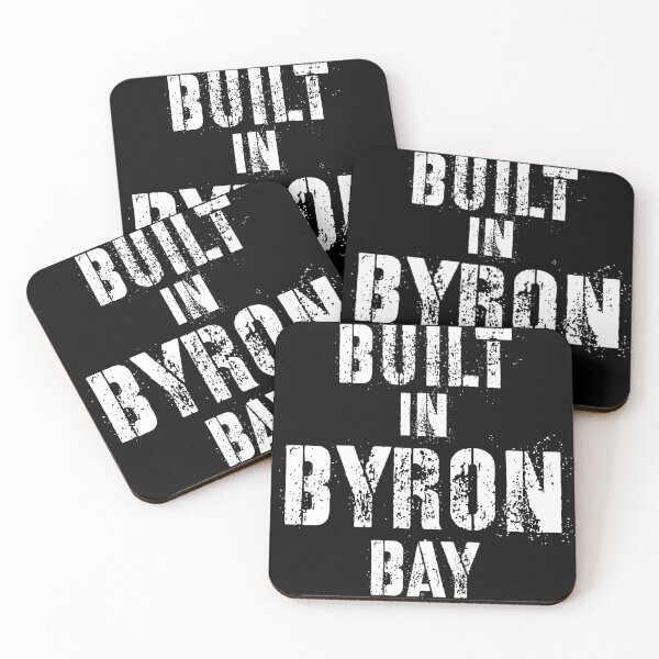 Item preview, Built in Byron Bay typography text art by Word Fandom - wordfandom designed and sold by Kerry Pritchard.