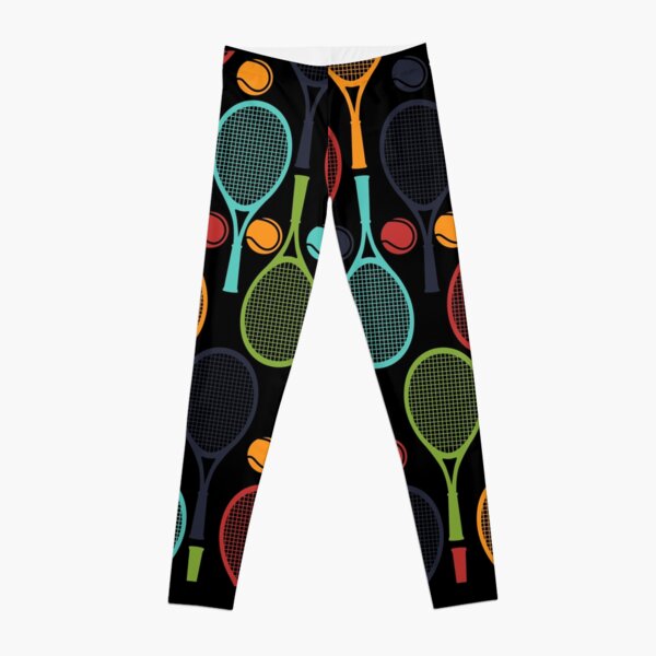 Tennis shirt with tennis balls and tennis rackets - gift TOP QUALITY Leggings