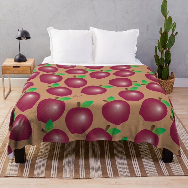 Item preview, Fall Red Apple Pattern designed and sold by iCraftCafe.