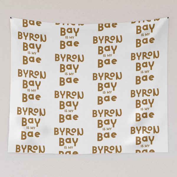 Item preview, Byron Bay is my Bae typography text art by Word Fandom - wordfandom designed and sold by Kerry Pritchard.