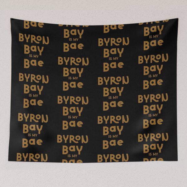 Item preview, Byron Bay is my Bae typography text art by Word Fandom - wordfandom designed and sold by Kerry Pritchard.
