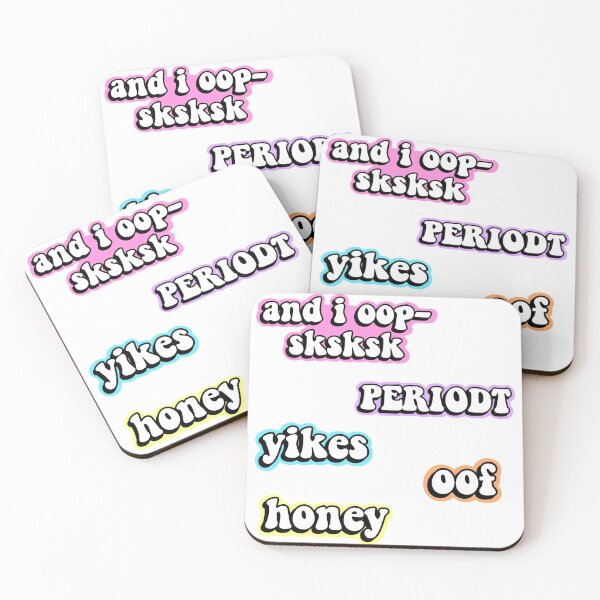 Item preview, trendy word stickers designed and sold by erinsdrawings.