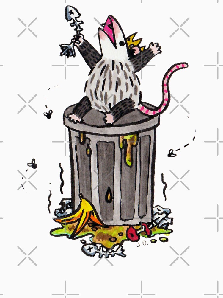 Thumbnail 7 of 7, Classic T-Shirt, Trash King designed and sold by possum-mood.