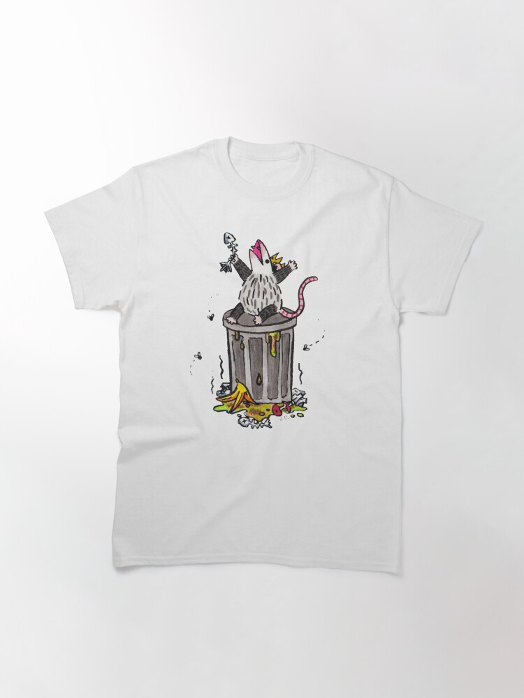 Thumbnail 3 of 7, Classic T-Shirt, Trash King designed and sold by possum-mood.